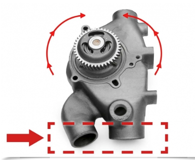 "Walking" Freshwater Pump For Detroit Diesel 12V71 Engines